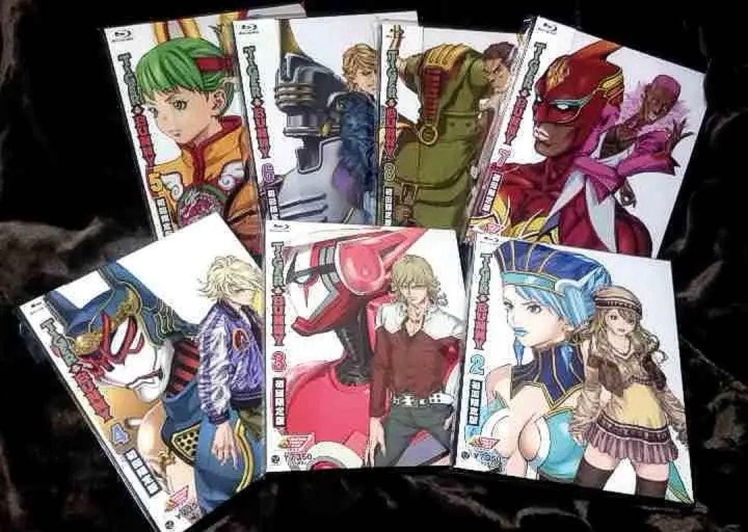 DVD TIGER&BUNNY タイガー&バニー 初回限定版2～9巻＆ラフ画集成