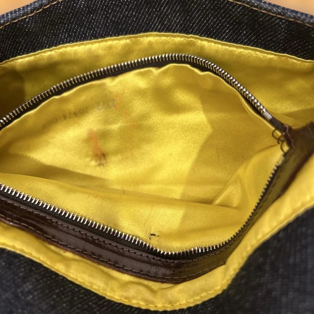 FENDI マンマバケット　フラワービーズ　デニム