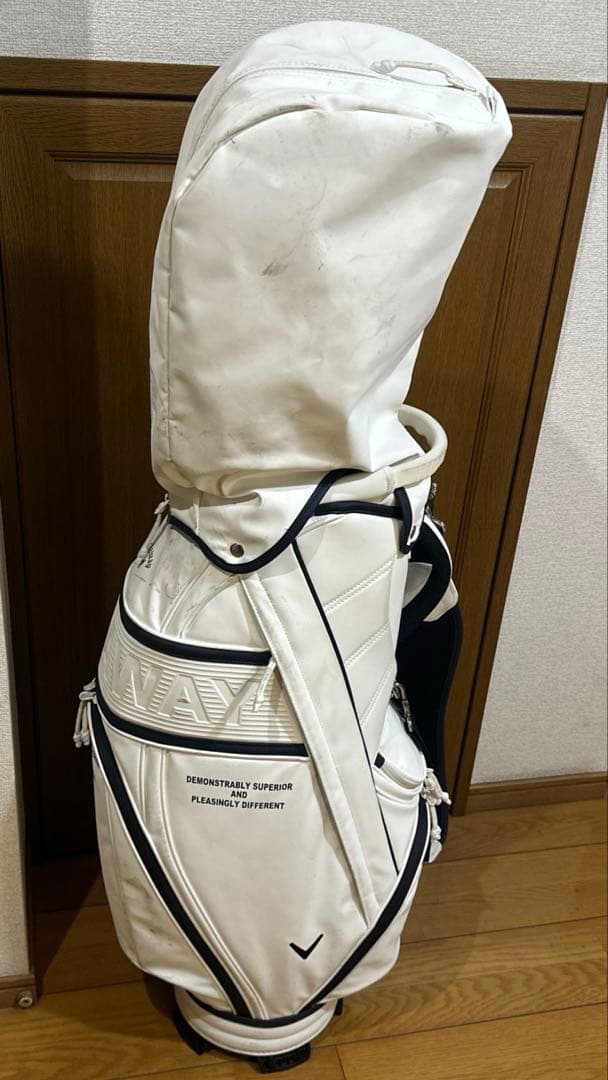 キャロウェイ ゴルフ キャディーバッグ　ホワイト　メンズ