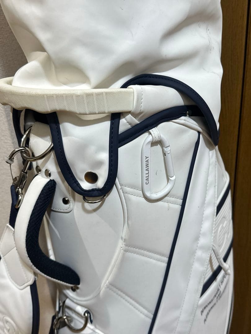 キャロウェイ ゴルフ キャディーバッグ　ホワイト　メンズ