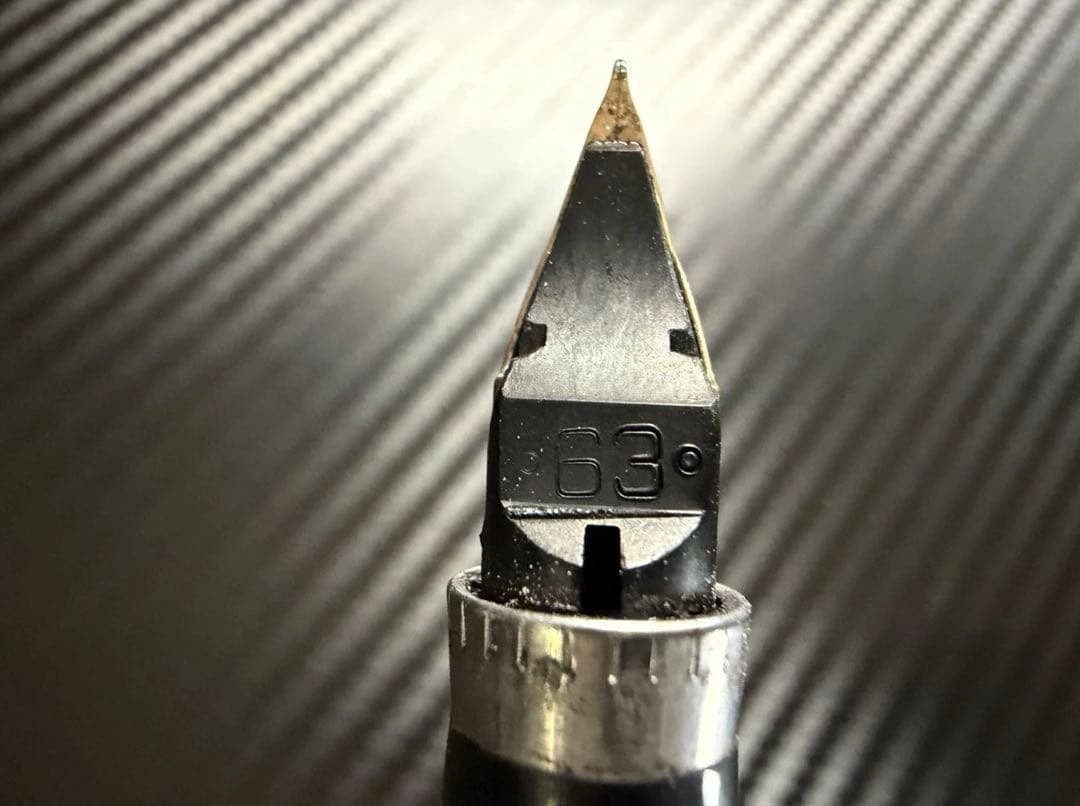 極美 パーカー フラットトップ 75 シズレ 万年筆 XF スターリングシルバー