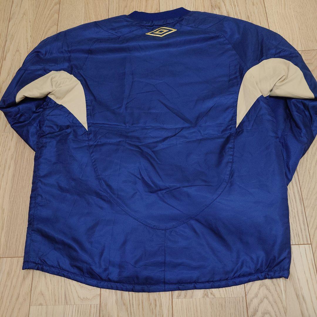 Umbro ネイビー ジャケット パンツセット 上下セット　中綿入りピステ　L