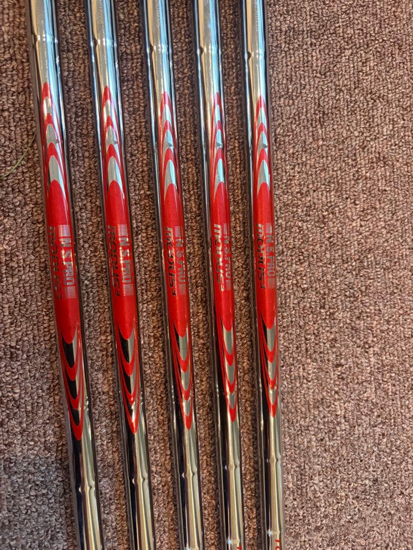 N.S.PRO Tour115 S スチールシャフト 5本セット(6〜PW)