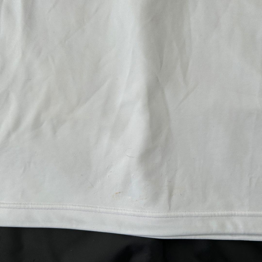 マークアンドロナ 2022年モデル モックネック 半袖シャツ ホワイト