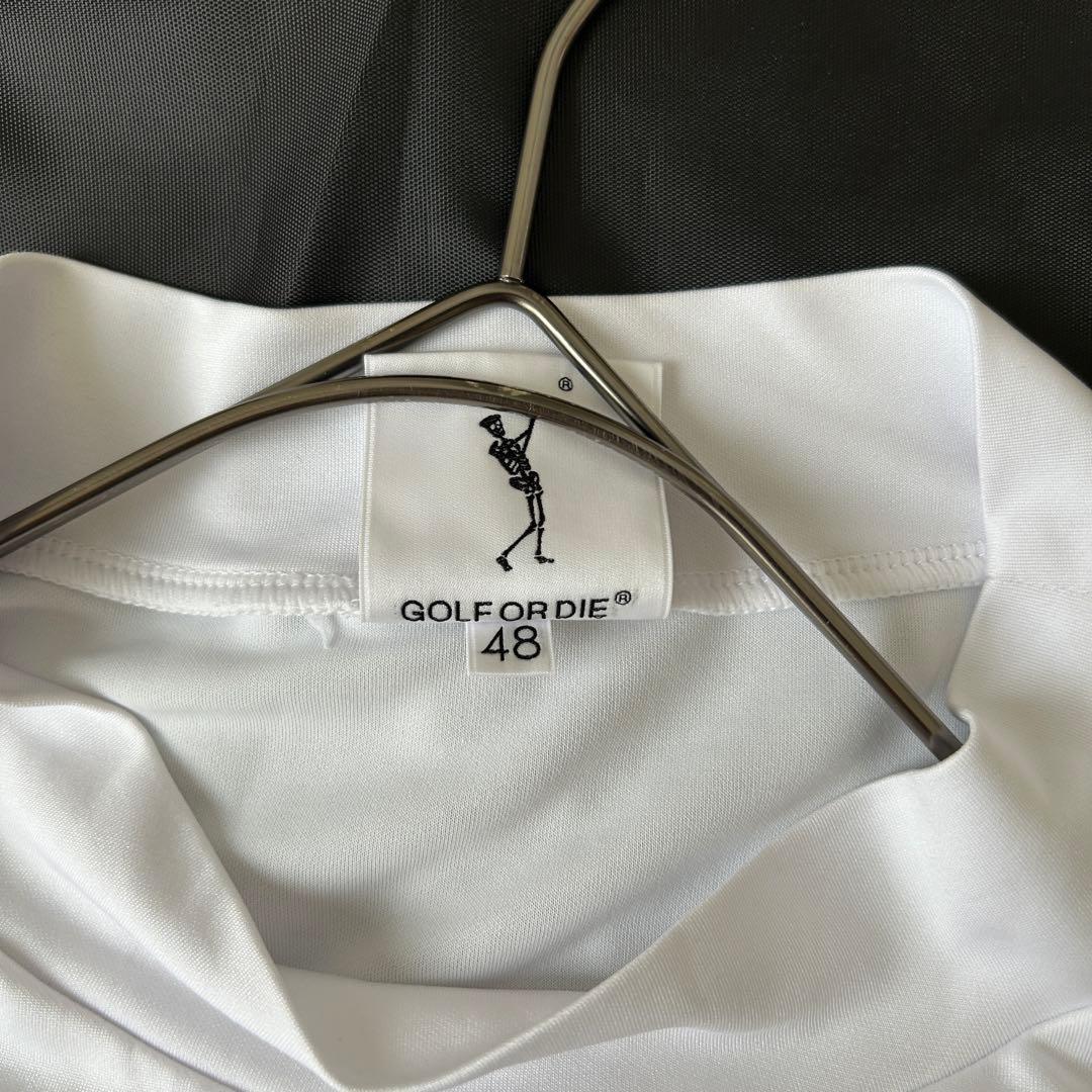 マークアンドロナ 2022年モデル モックネック 半袖シャツ ホワイト