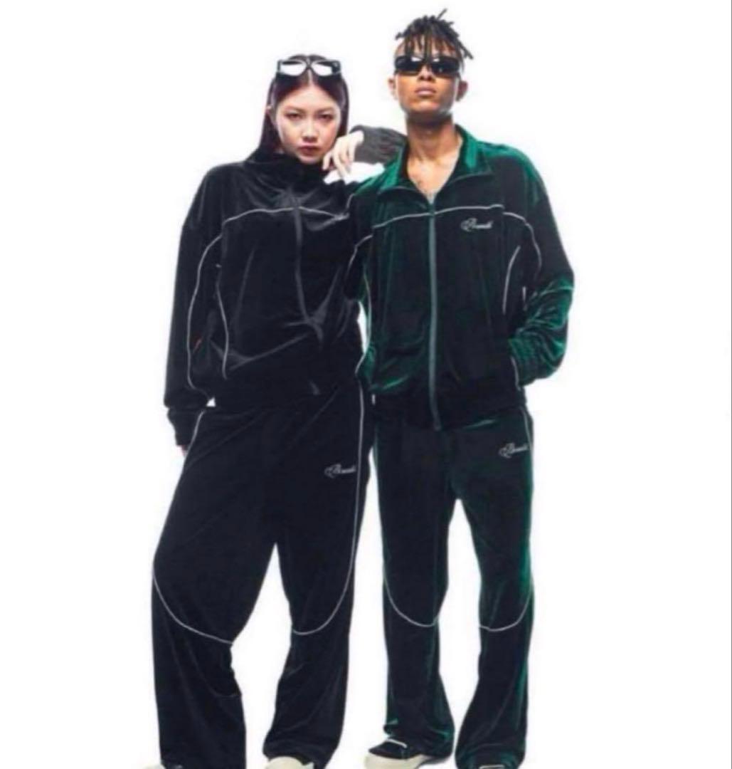 BREATH ベロアセットアップ 上下