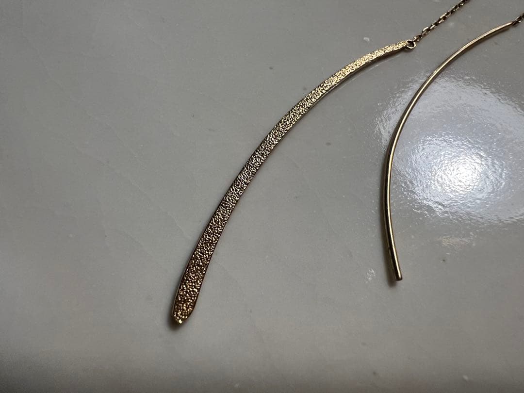 アガット10kアメリカンピアス片耳