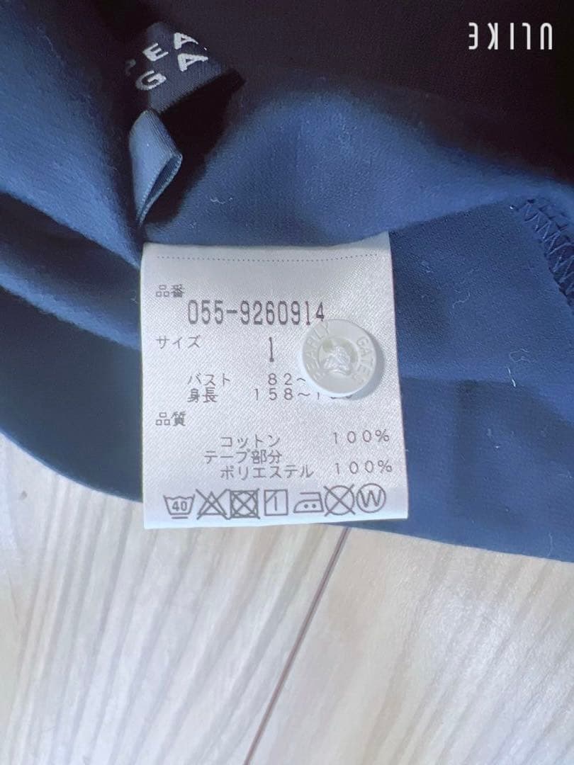 パーリーゲイツPG ネイビー ポロシャツ レディース ゴルフ フリル 可愛い