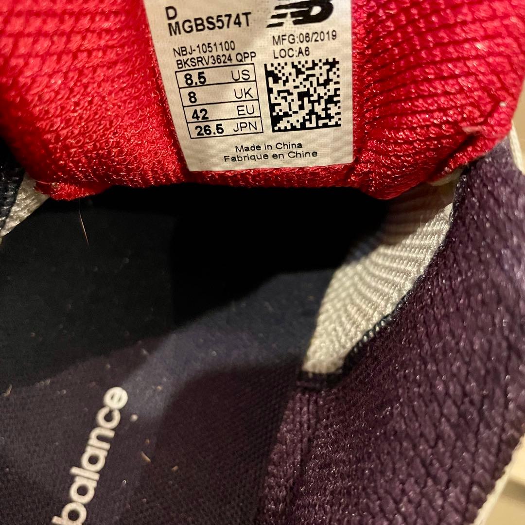 New Balance 574BOA ゴルフシューズ 26.5cm ホワイト