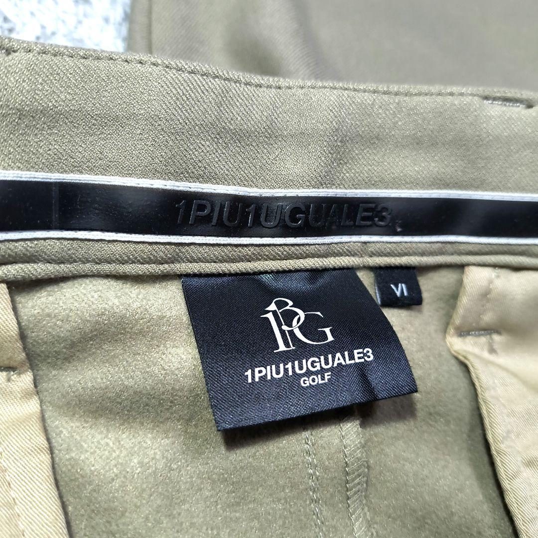 未使用品　1PIU1UGUALE3 GOLF タックスラックスパンツ サイズ６