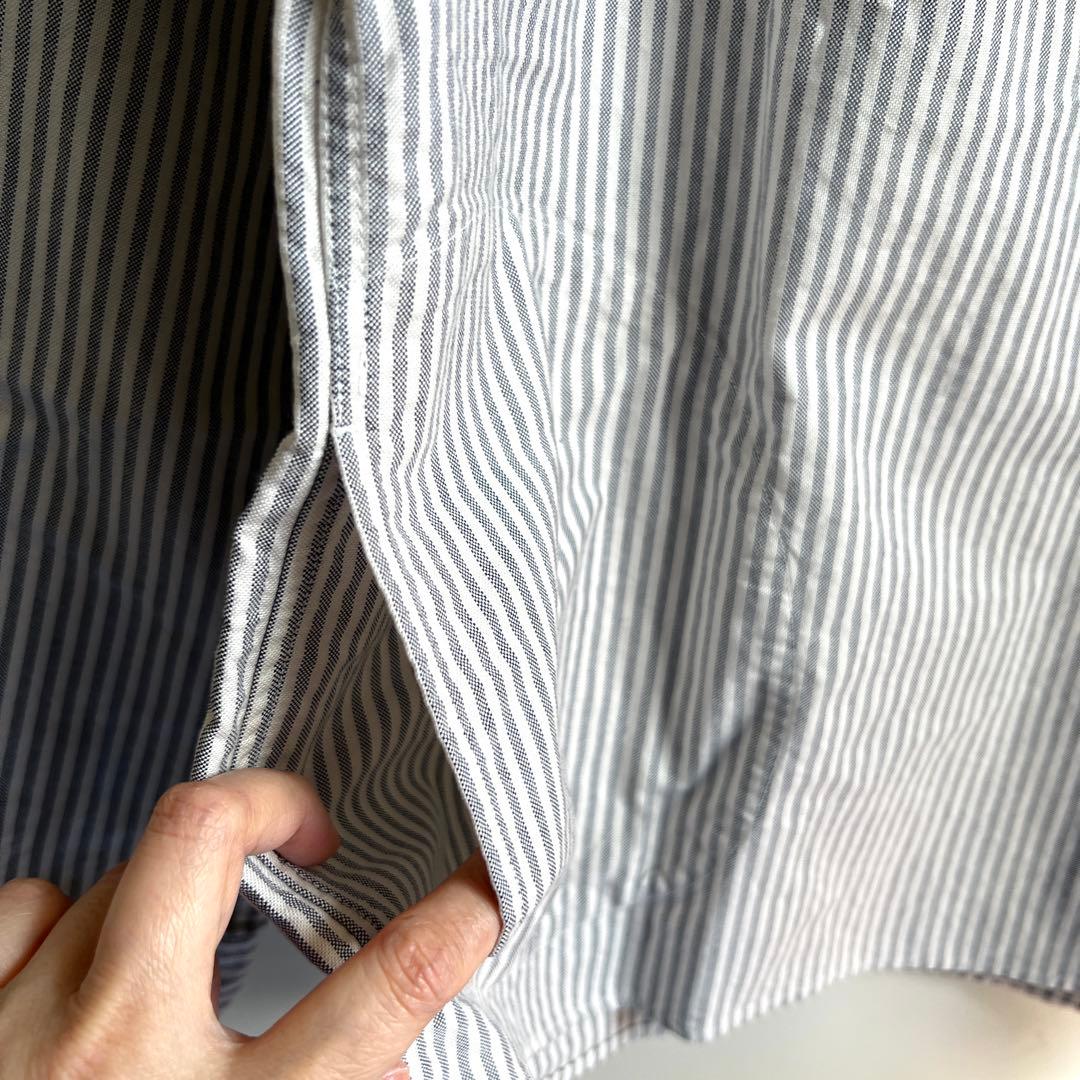 ダントン DANTON プルオーバー シャツ オックスフォード ストライプ