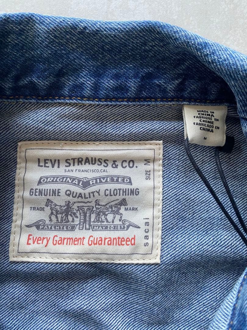 ジャケット・アウター Levis sacai Men's Denim Jacket SIZE2 M