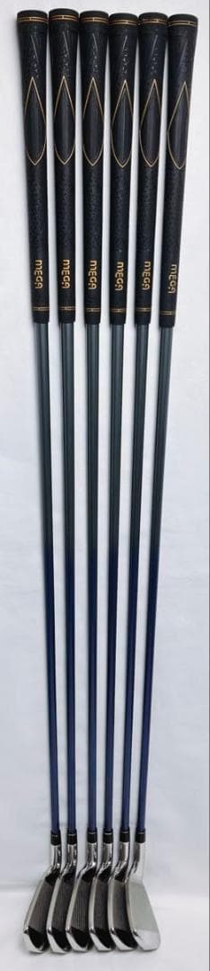 メガゴルフ イージースイング ワンレングス アイアンセット ゴルフクラブ 6本