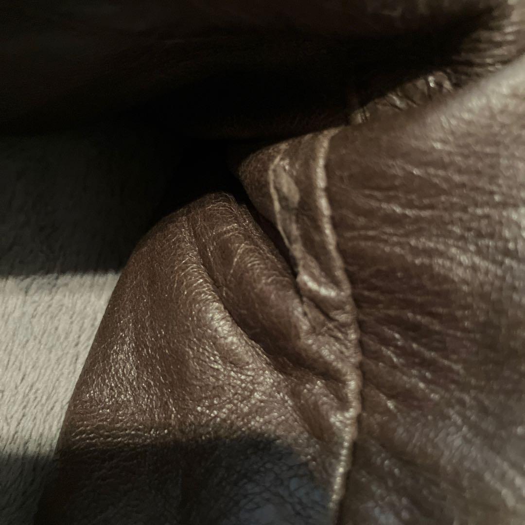 【大幅値下げ】CABANE de ZUCCA レザーシャツジャケット 羊革 M