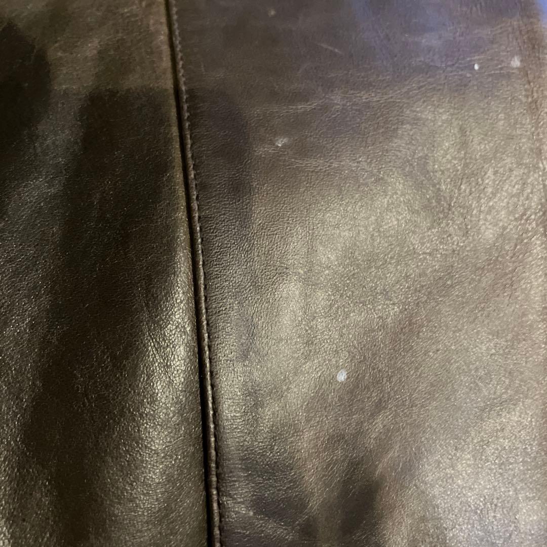 【大幅値下げ】CABANE de ZUCCA レザーシャツジャケット 羊革 M