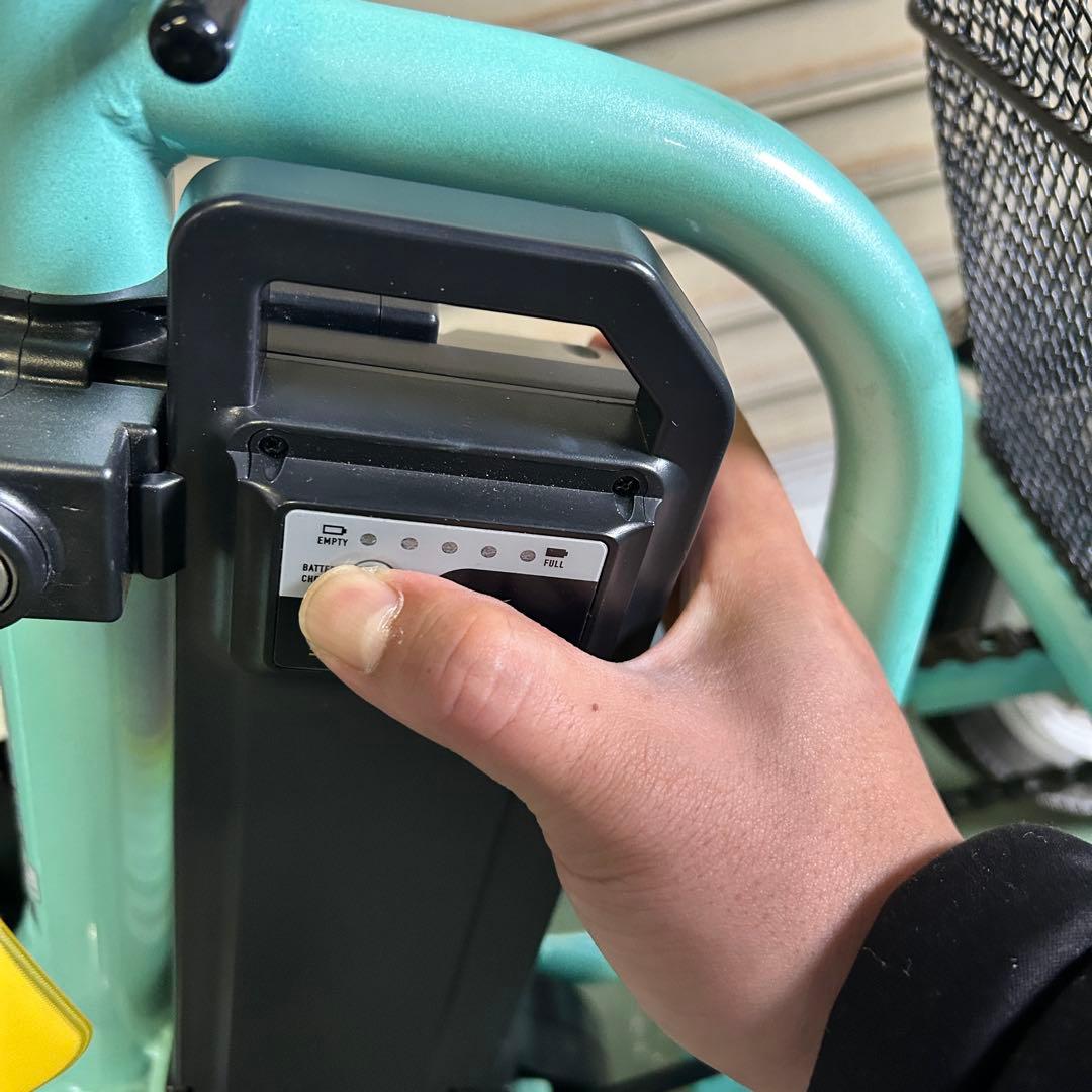 DB27★電動自転車★ ミントグリーン 三輪 電動アシスト自転車 ミムゴ