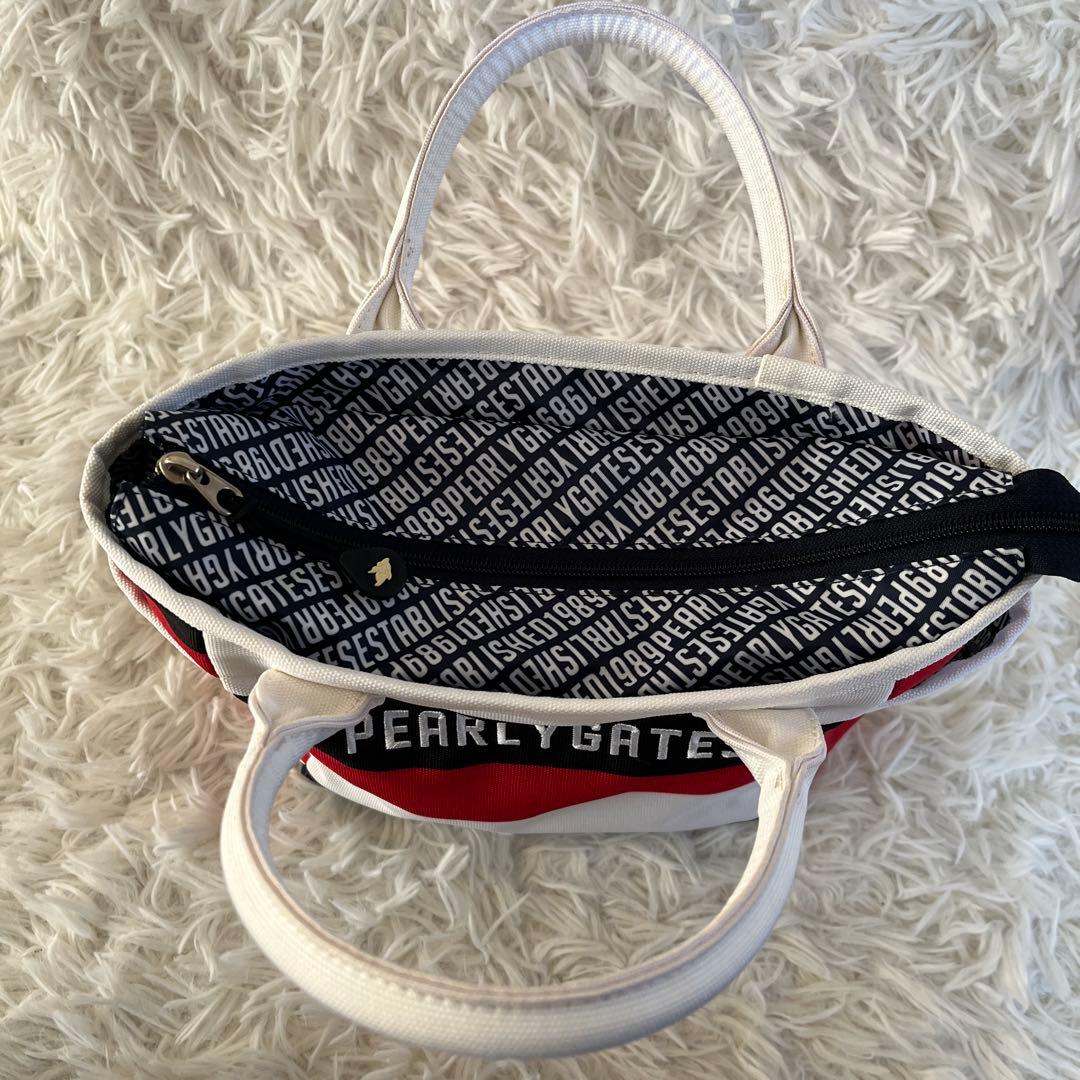 パーリーゲイツ PEARLYGATES カートバッグ トリコロール赤白黒