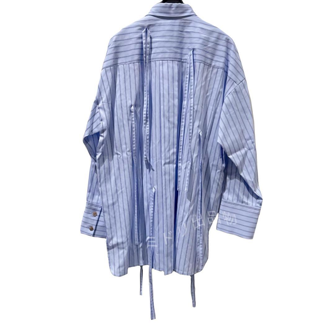 ENFOLD RIBBON SHIRT リボンシャツ　リボンシャツ　ブルー