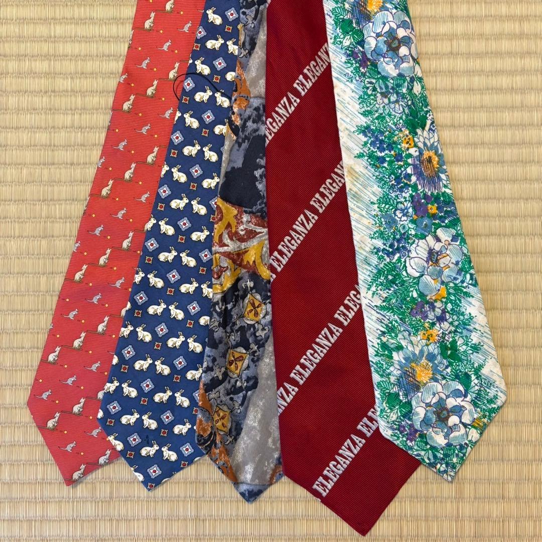 ハイブランドネクタイ 50本セット 全てシルク グッチ エルメス まとめ売り