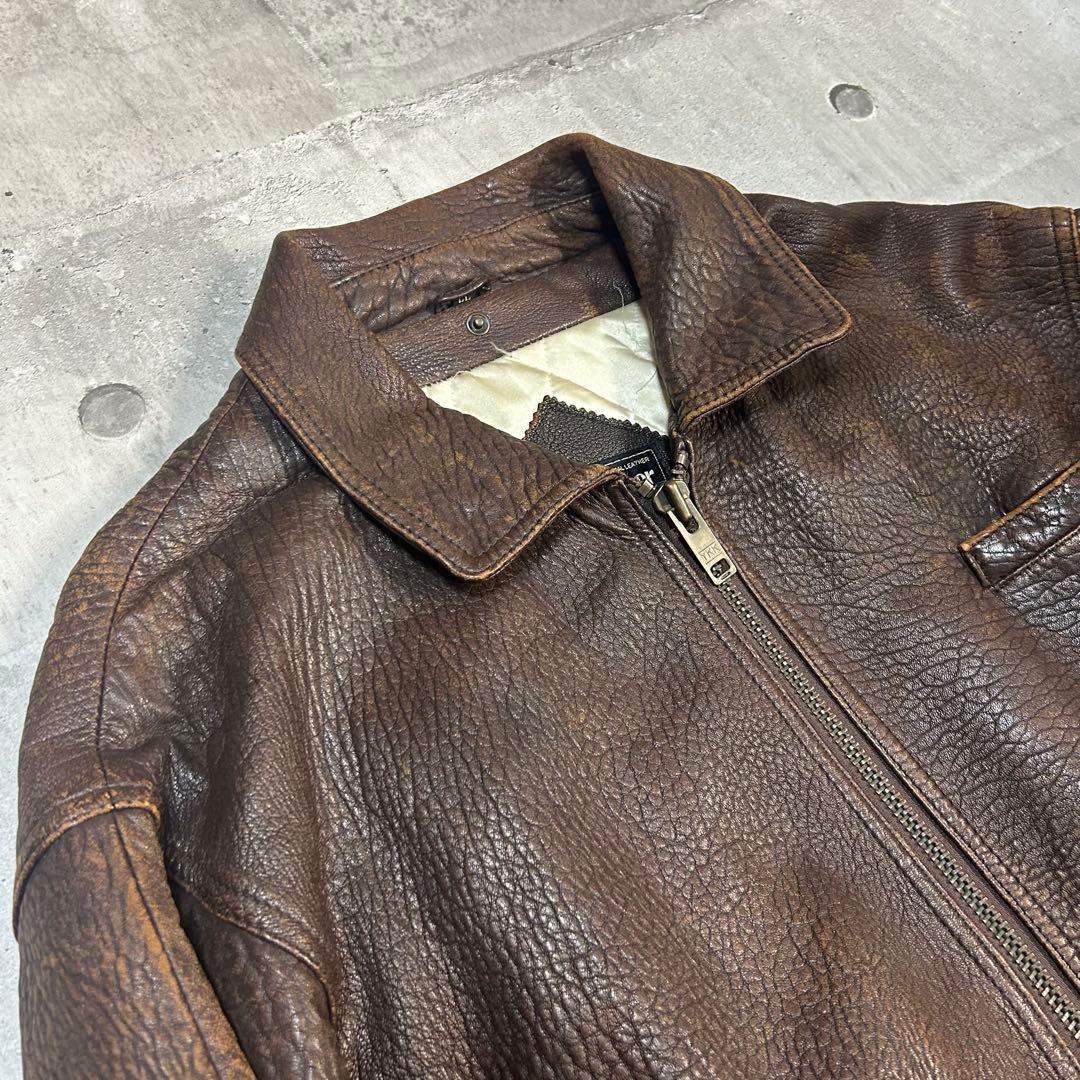 ジャケット・アウター Vintage Wind Armor Lamb Leather Jacket