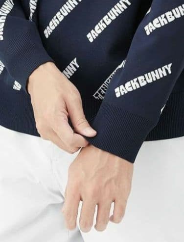 再再再値下げ新品　ジャックバニー　ニット6　紺ネイビー定価17600円