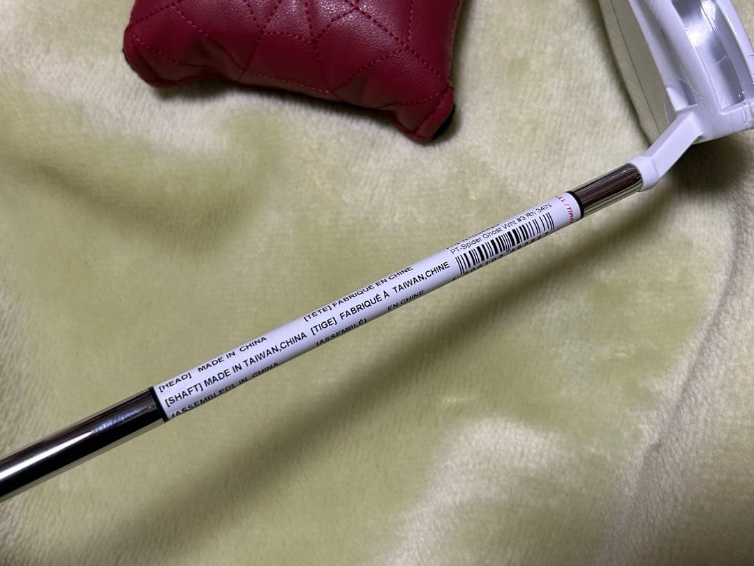 新品 スパイダー ゴーストWhiteパター スモールスラント 34インチ