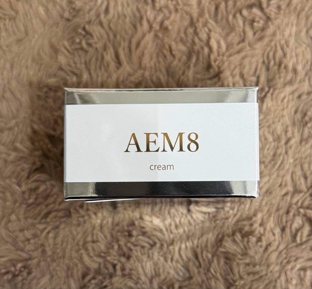 【新品】AEM8クリーム　28g 卵殻膜のチカラ　上げる　伸ばす　スパチュラ付