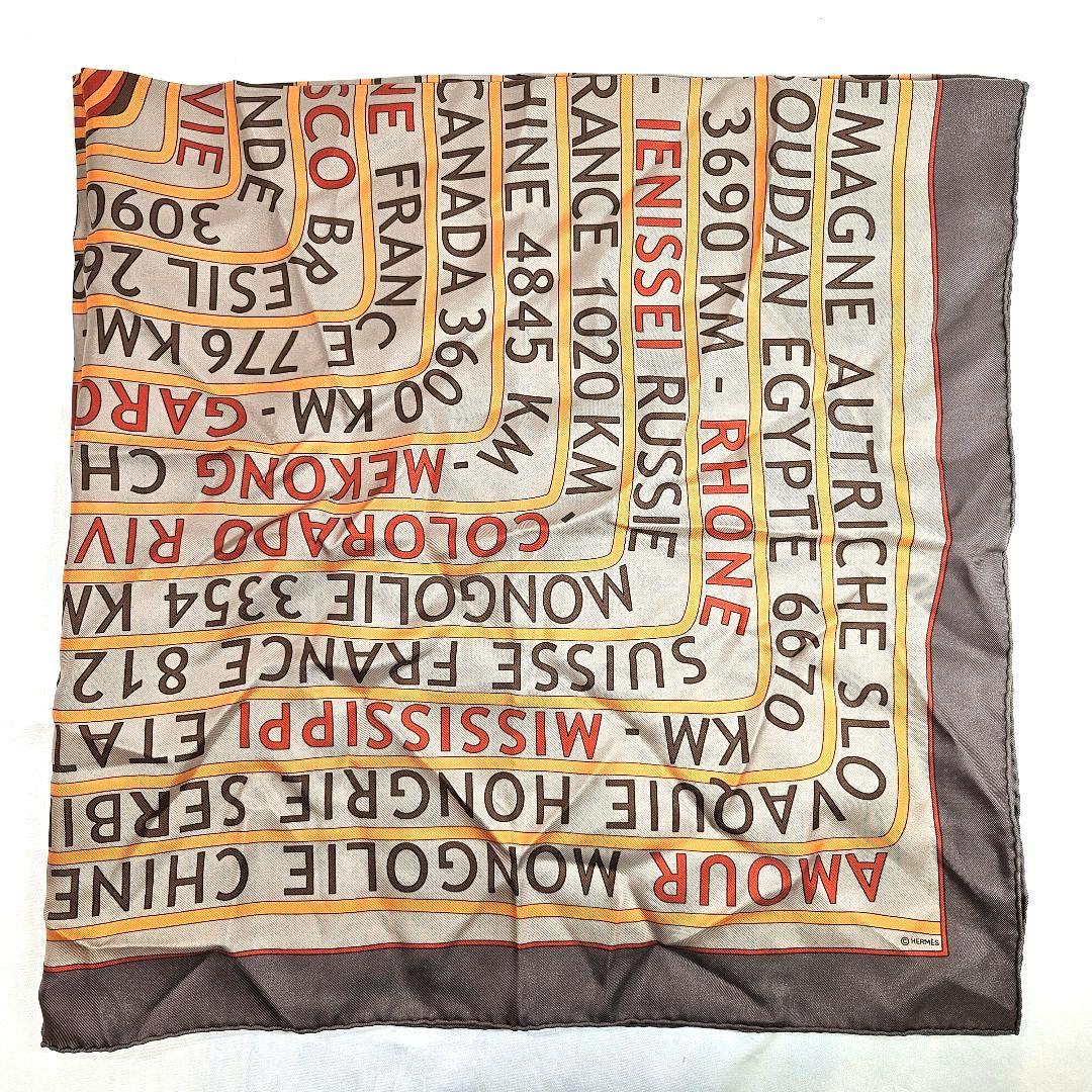 エルメス スカーフ カレ90 LES SOURCES DE LA VIE