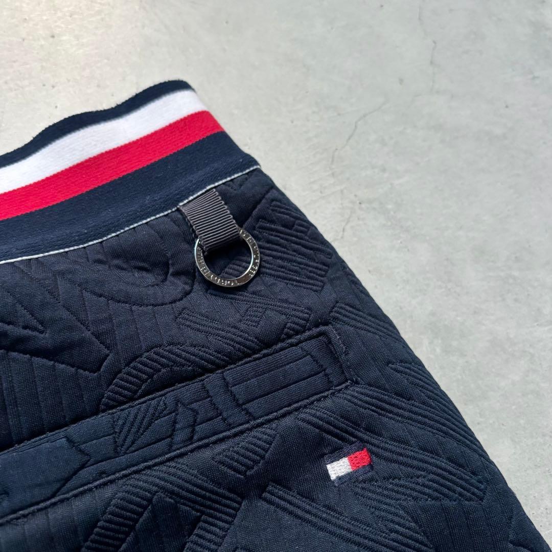   Golf ストレッチスカート 立体ロゴ 総柄 M