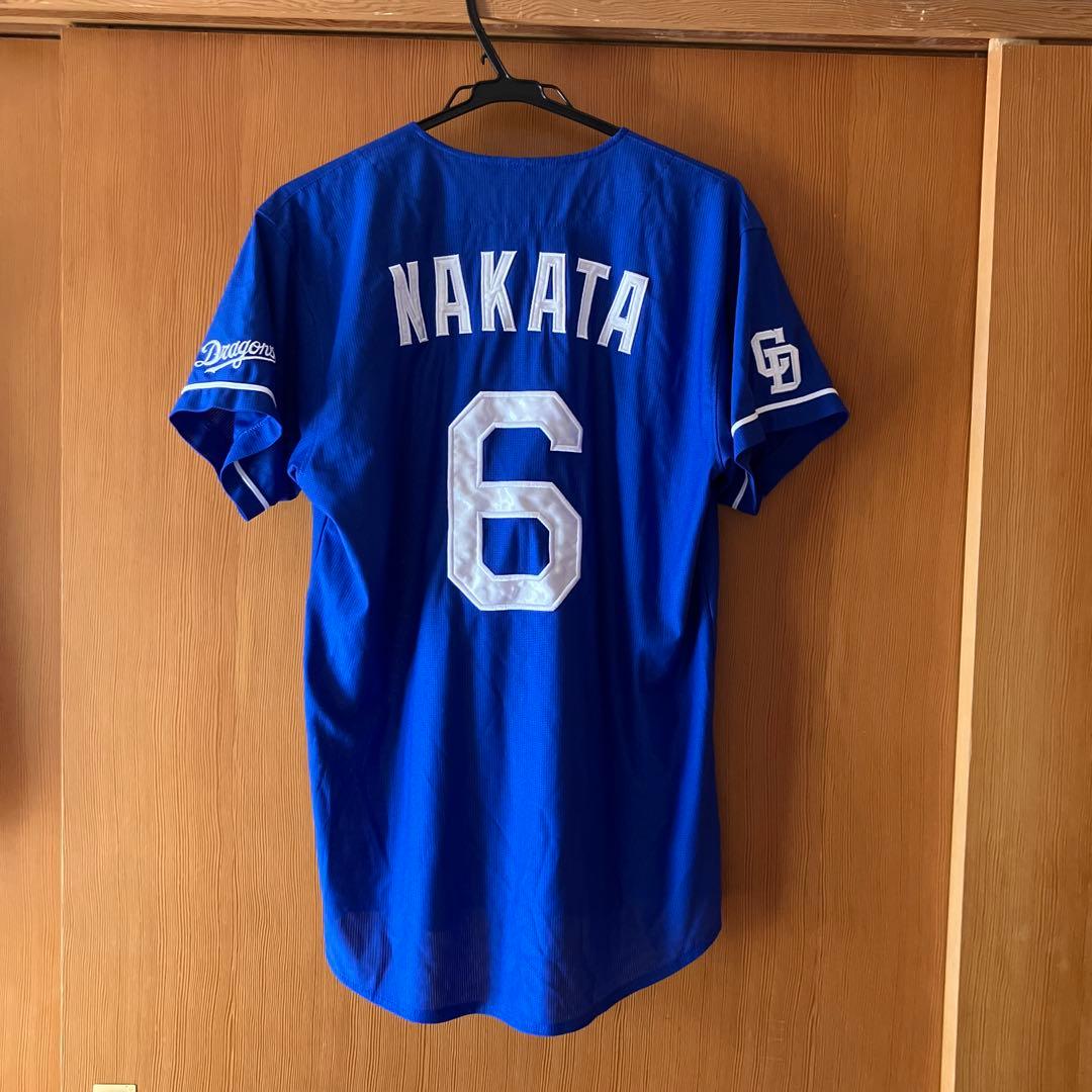 【ミズノ】中日ドラゴンズ 中田 翔 ユニフォーム 刺繍 Mサイズ DRAGONS