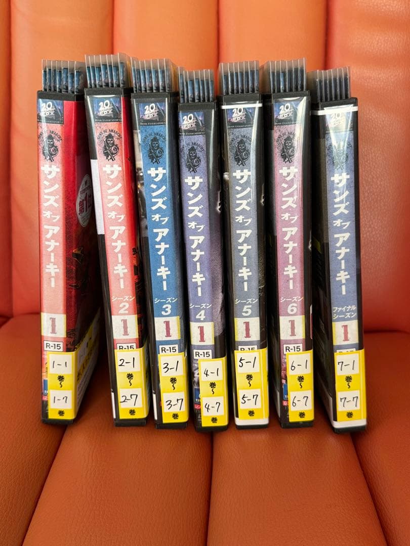 サンズオブアナーキー　dvd フルセット