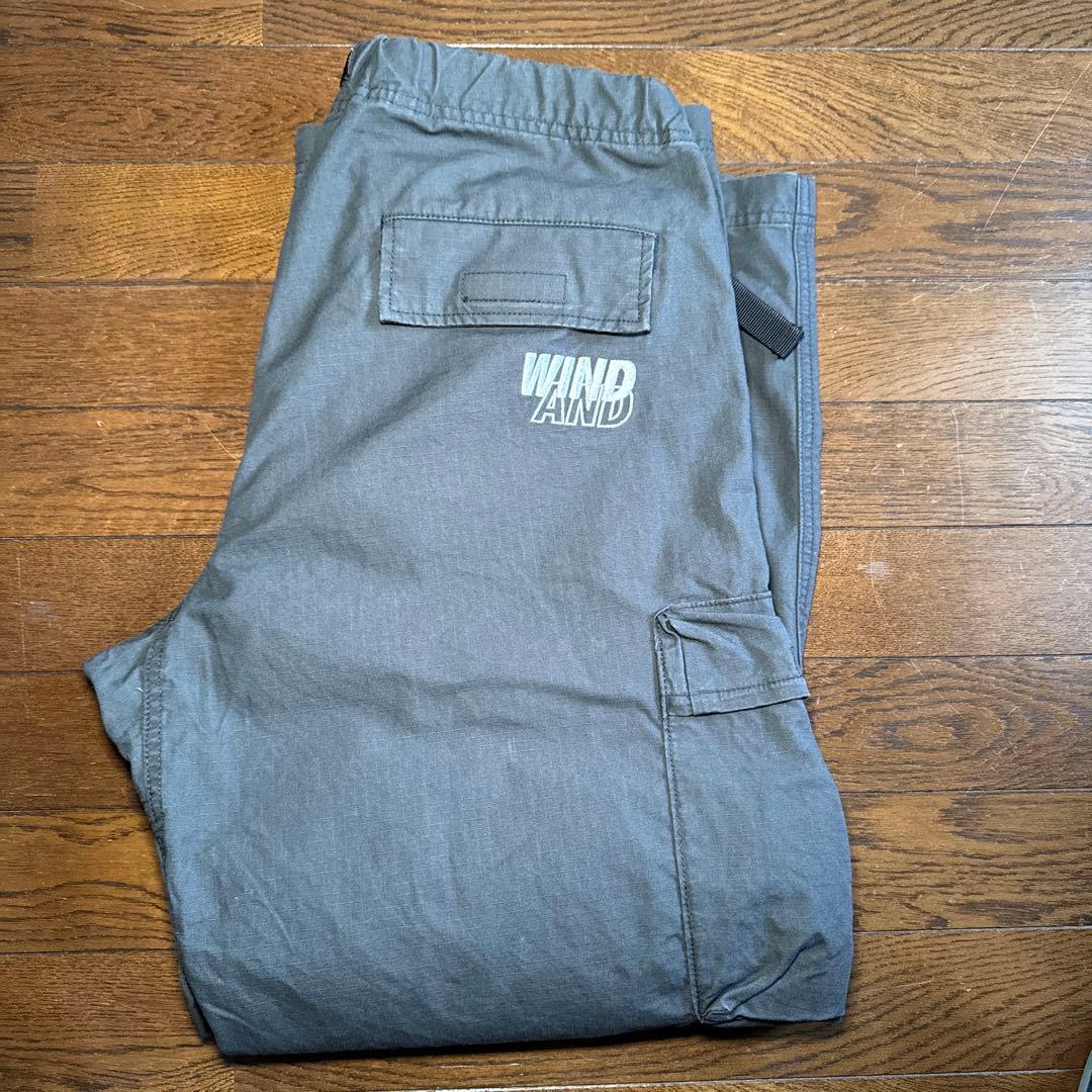 【美品】WIND AND SEA WIDE LEG CARGO PANTS