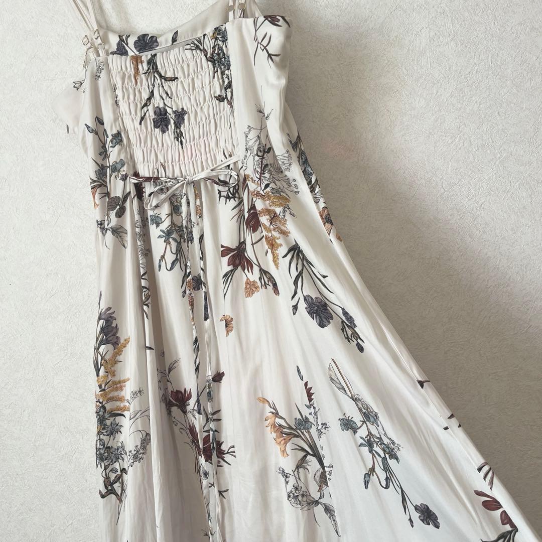 FRAY I.D ボタニカルプリントキャミソールワンピース