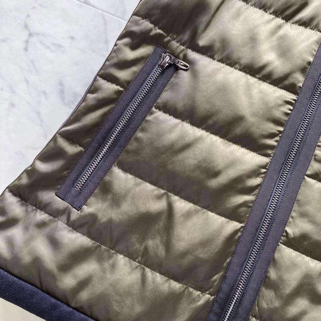 定価64900円【新品】レディース36ランバンスポール フルジップ中綿ベスト黒