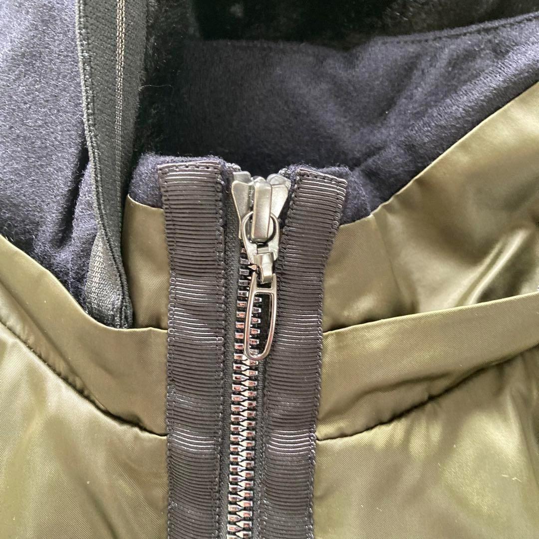 定価64900円【新品】レディース36ランバンスポール フルジップ中綿ベスト黒