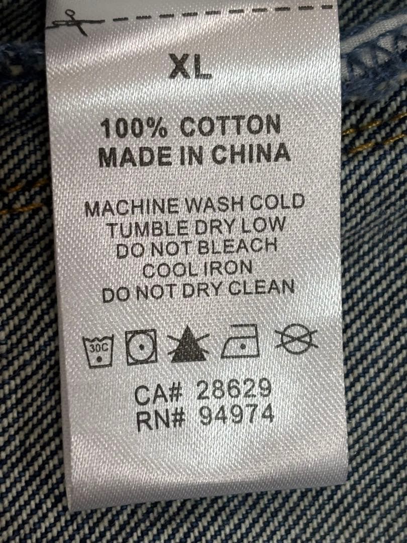 Stussy デニムジャケット XLサイズ