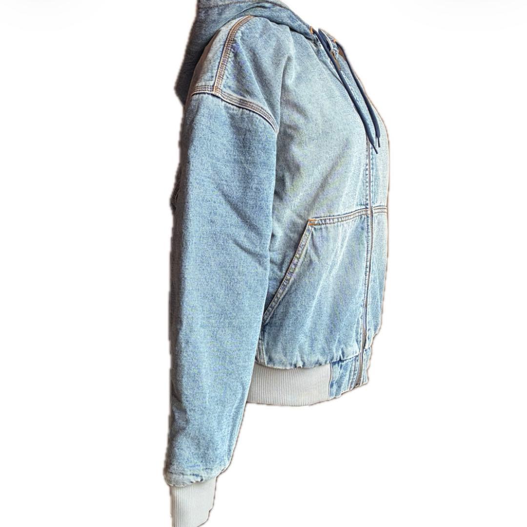 新品未使用　正規品　adidas デニム ジャケット　パーカー　ブルー　Sサイズ