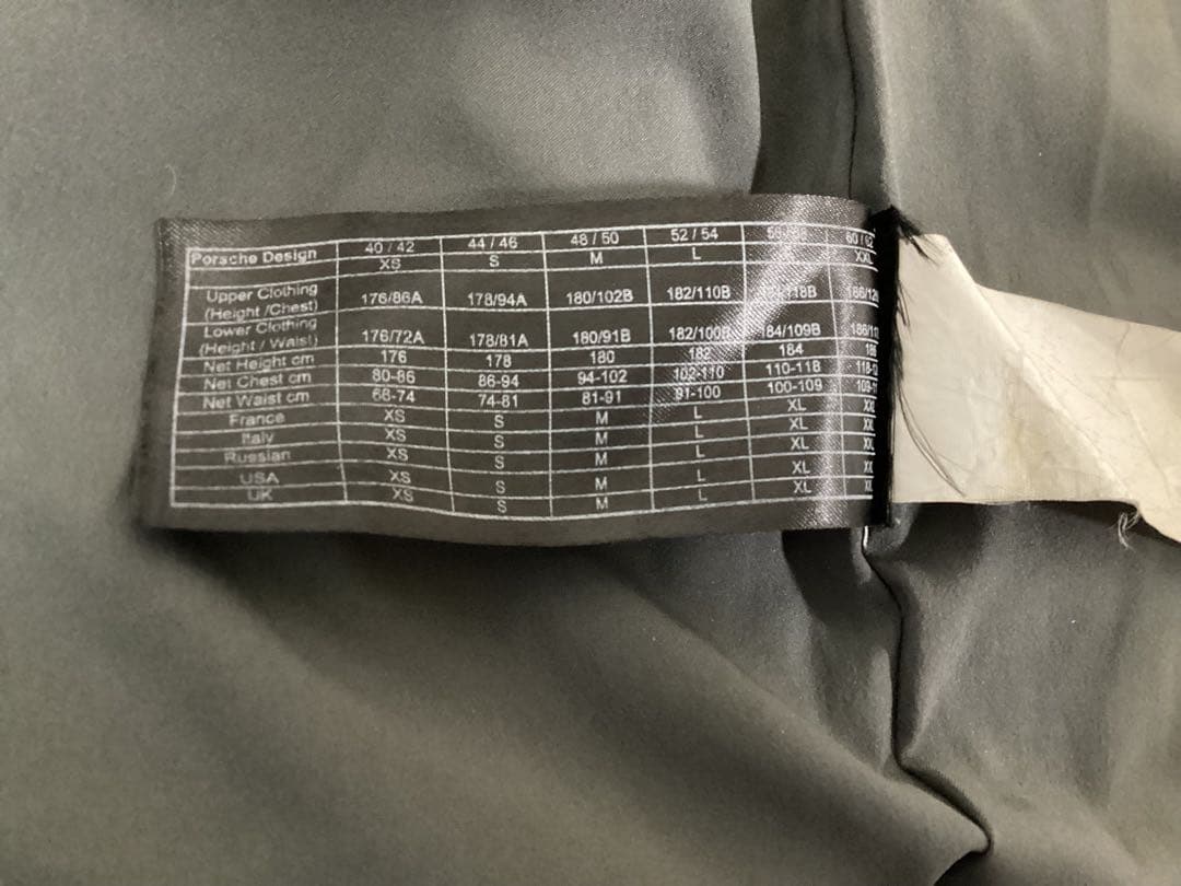 ポルシェデザイン 厚手 ベスト グレー M