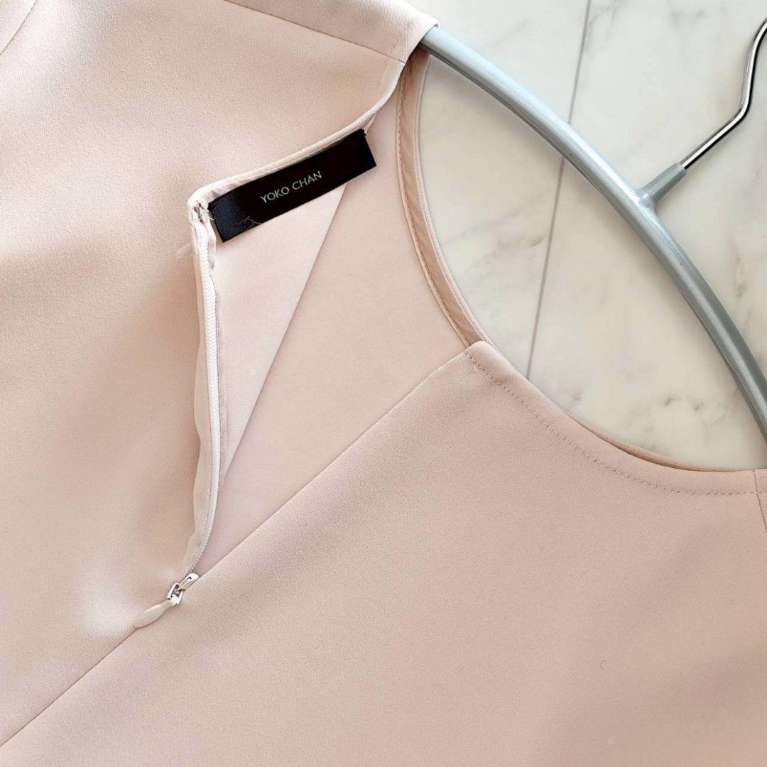 レアカラー ヨーコチャン バックティアード 長袖 ブラウス ピンク