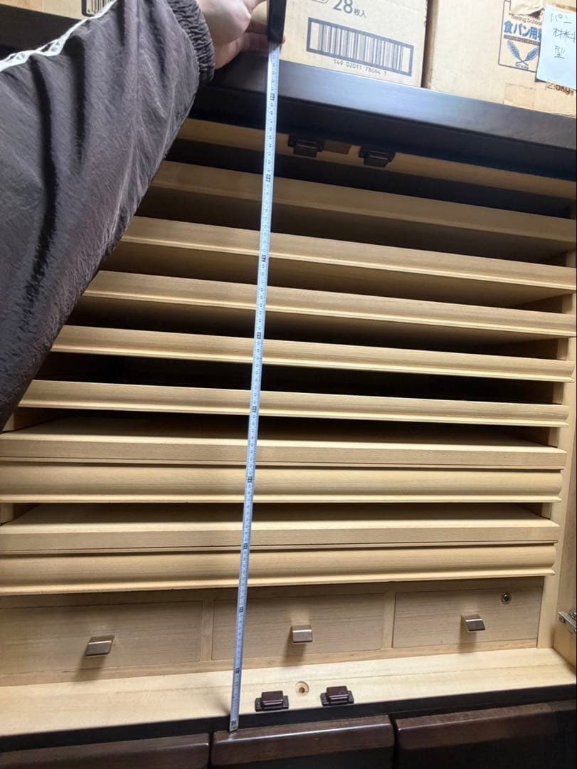 桐タンス　ダークブラウン