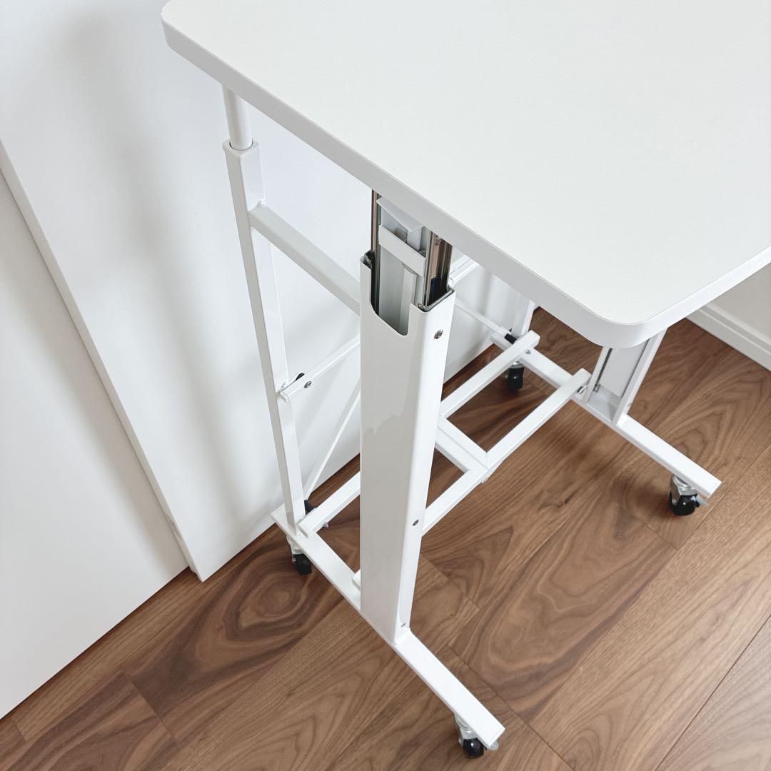 E-WIN スタンディングデスク 昇降デスク 折りたたみテーブル SD58-WH