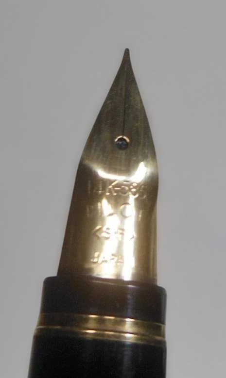 PILOT　Elabo　14K　585　S・Ｆ　 万年筆 　黒