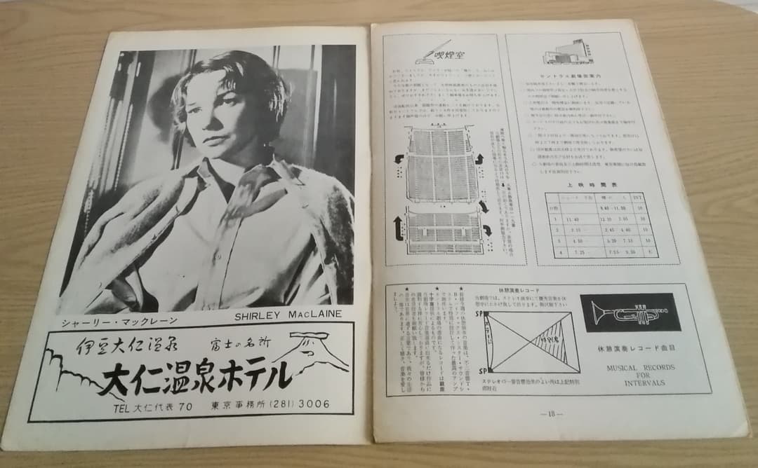 (レア)映画パンフレット　「噂の二人」　オードリー・ヘップバーン