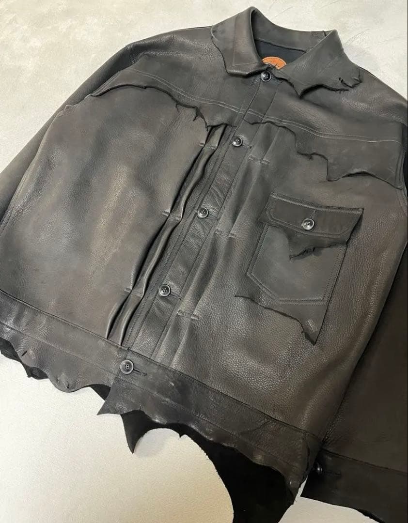 ジャケット・アウター GOODKARMA DEVELOPMENT DAVE - DEER SKIN 3