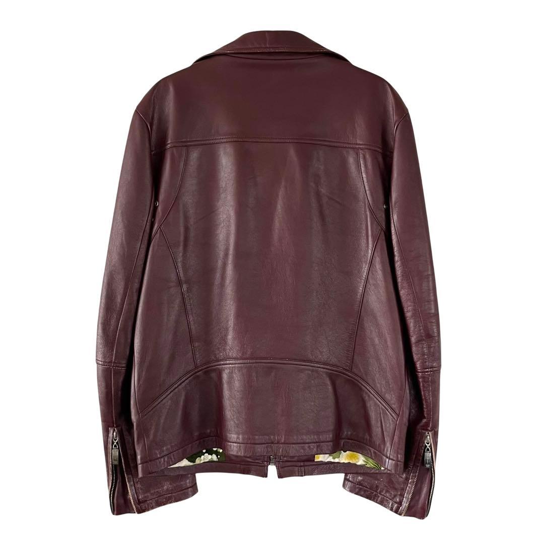 00s JUVENILE DELINQUENT 和柄裏地 レザージャケット 羊革