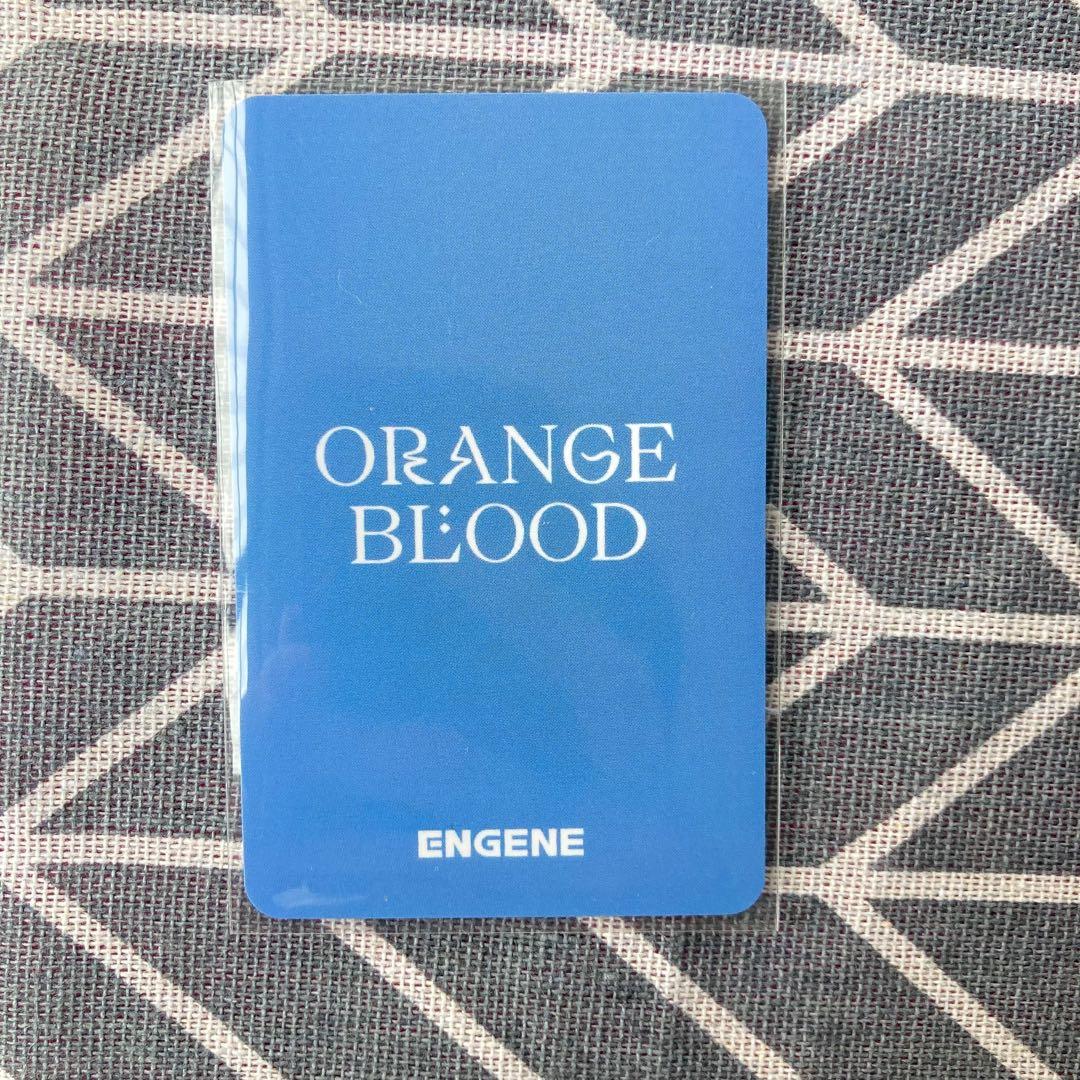 ENHYPEN ORANGE BLOOD ニキ サノク 公開放送 トレカ