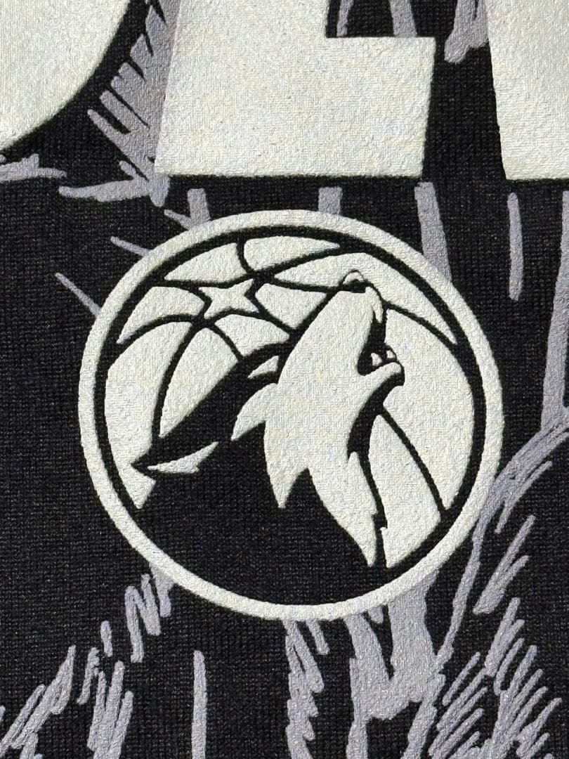 ウルブズ NBA Play Off選手支給品プラクティスロングシャツLサイズ