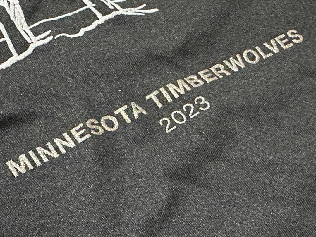 ウルブズ NBA Play Off選手支給品プラクティスロングシャツLサイズ