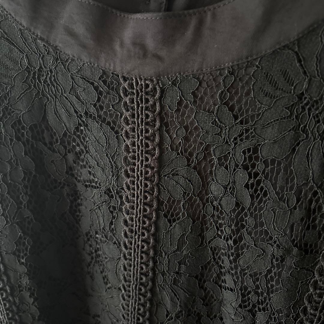 POPO✰美品モリノガッコウ 【大きいサイズ】レースが可愛半袖フォーマル