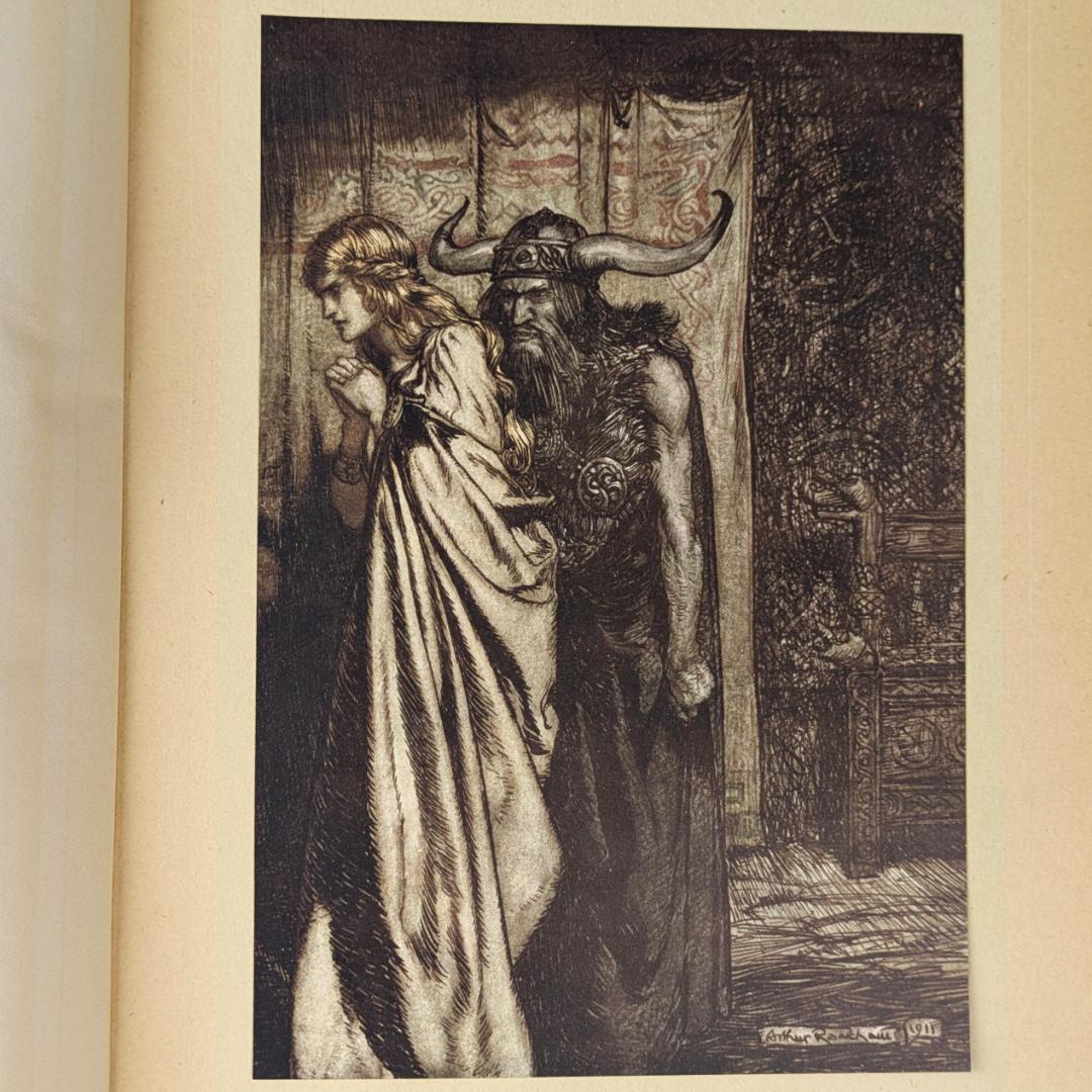 初版 アーサー・ラッカム挿画紋本 カラーイラスト全揃いジークフリート・神々の黄昏